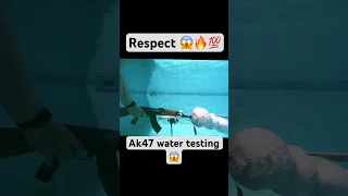 Ak47 underwater test #shorts #short #youtubeshorts #ytshorts