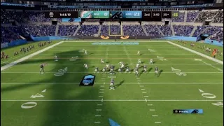 Madden 22 Carolina Panthers vs. Miami dolphins Sam Darold throws a insane touchdown pass