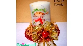 How To ♡ Christmas Candle