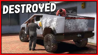 GTA 5 Roleplay - Koenigsegg Driver 'ATTACKED' my Tesla Cybertruck | RedlineRP #808