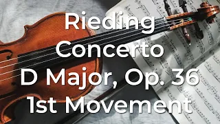 Professional Recording of Rieding Concerto in D Major, Op. 36 1st Movement by Lawfame Violin