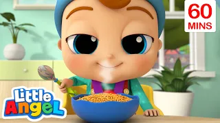 Mealtime Song - Little Angel | Food Cartoons & Nursery Rhymes | Moonbug Kids