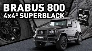 #BRABUS 800 4x4² SUPERBLACK based on MERCEDES-AMG G63 4x4² | NOT REGULAR - WE DON'T DO REGULAR!