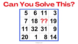 Solve this 4x4 Math Puzzle | Step-by-Step Tutorial