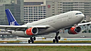 AIRBUS A330 PLANE SPOTTING COMPILATION | AWESOME 45+ MINUTES | LAX/MAN/MUC | 2017