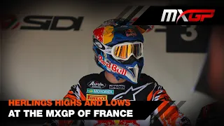 Highs and Lows for Jeffrey Herlings at the MXGP of France | MXGP 2023 #MXGP #Motcross