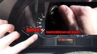 BMW 5 E39 Service Intervall reset - Serviceanzeige zurückstellen