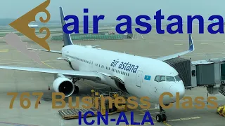 Air Astana 767 Business Class to Almaty Kazakhstan