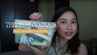 THROAT LOZENGES I USE AS A SINGER & ACTOR | Jillian Ita-as