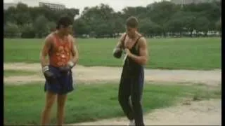 Kickboxer: Kurt and Eric train.