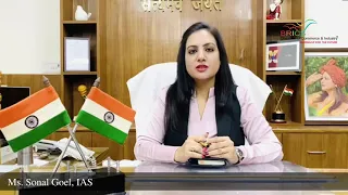 Message from Ms. Sonal Goel, IAS as Honorary Advisor to BRICS CCI Young Leaders