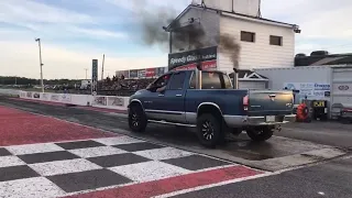 5.9 Cummins vs Honda Civic race car