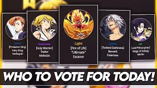 *BEST PICKS* Who Should YOU Vote for DAY 1 4th Year Anniversary Special Poll! (7DS Grand Cross)