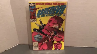 🔥Marvel Character Talk : Daredevil # 181 Death of Elektra 1981💥A look at the cover Frank Miller🥇