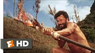 The Naked Prey (5/9) Movie CLIP - Fighting With Fire (1966) HD