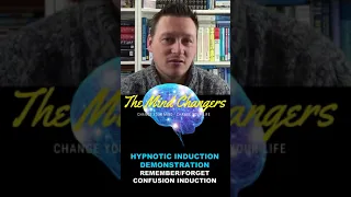 Hypnotic Induction Demonstration: Remember/Forget Confusion Induction #shorts