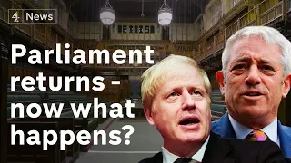 Parliament returns - what next for Brexit? | Channel 4 News special broadcast