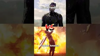 Captain America Vs Black Panther | King Vs Soldier #shorts