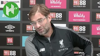 Bournemouth 0-4 Liverpool | Jurgen Klopp: Mo Salah's second and third goals were exceptional