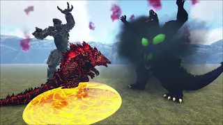 Abyss Godzilla vs team Godzilla(+bonus battle)