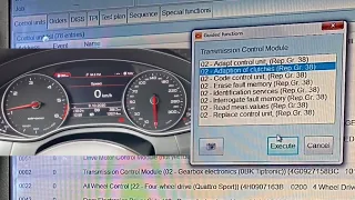 How to Adapt Clutches / Torque Converter with ODIS (Audi A6) for almost all Audi models