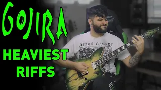 Top 20 HEAVIEST GOJIRA Guitar Riffs