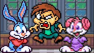 Tiny Toon Adventures (SNES) All Bosses (No Damage)