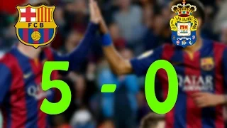 BARCELONA VS LAS PALMAS 5-0 ALL GOALS & EXTENDED HIGHLIGHTS - LA LIGA 14/01/2017 HD