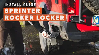 Sprinter 144" Rocker Locker Install - Flatline Van Co.