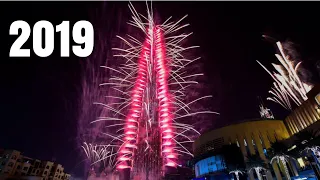 Dubai Burj Khalifa fireworks 2019 | Dubai Mall full video