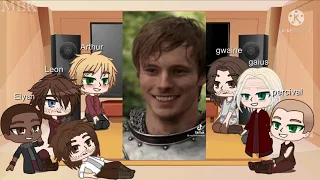 Past knights of the round table (+gaius) react to Merlin and some other stuff