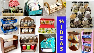 14 Simple DIY Organizers for Storage from Waste Cardboard Boxes |Cardboard Boxes reuse ideas|craft