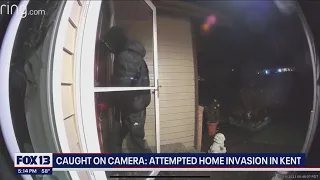 Caught on camera: Attempted home invasion in Kent | FOX 13 Seattle