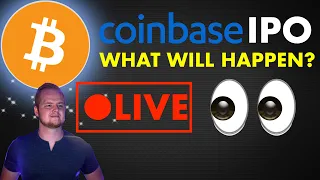 BITCOIN $63K ATH 🔴 🥳  WATCH PARTY 🎉 Discussing Coinbase IDO