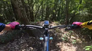 First time 🪼🍩 WOW it's fun! (and steep) Riding alone hitting it blind - can't wait 'till next time!