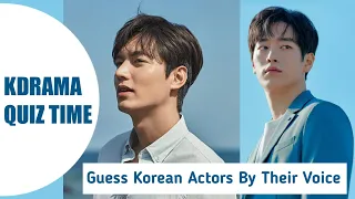 [GAME TIME] Guess the Korean Actors By Their Voice