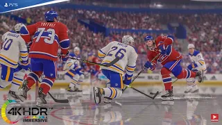 NHL 22 Canadiens Roll! Montreal Canadiens vs Buffalo Sabres 4K! PS5 Gameplay