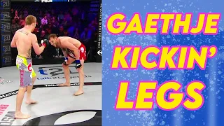 3 Minutes of Justin Gaethje Spamming Leg Kicks