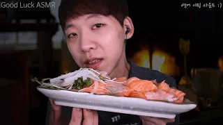 ASMR : 돌아온 연어 이팅 사운드 salmon eating sound