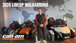 New 2024 Can-Am Spyder & Ryker Walkaround