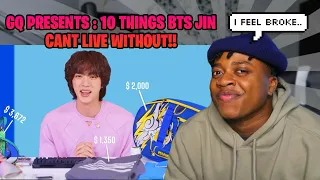 10 THINGS BTS JIN CAN’T LIVE WITHOUT!! THIS STUFF LOOKS BEAUTIFUL BUT NOW I FEEL BROKE!😂