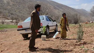 Buying toilet stones by an engineer for a nomadic family