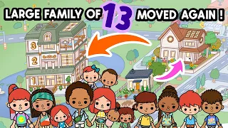 BIG LARGE Family 13 Moved from BIG FAMILY House to Fancy Hotel TOCA BOCA Ideas | Toca Life World