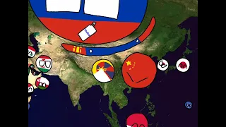 Drawing the map of the world but with countryballs