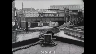 A View from the Regent's Canal; London, 1920s - Film 1000634