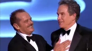 Warren Beatty receiving the Irving G. Thalberg Memorial Award