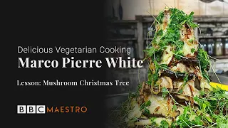 Marco Pierre White's Mushroom Christmas Tree - BBC Maestro
