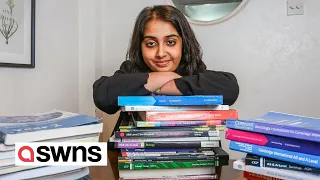 Britain's smartest teen is studying for 28 A levels after getting 34 A*s in her GCSEs | SWNS