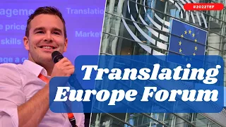 I SPOKE AT THE EUROPEAN COMMISSION (Translating Europe Forum 2022)