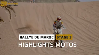 Highlights Motos - Stage 3 - Rallye du Maroc 2023 #W2RC